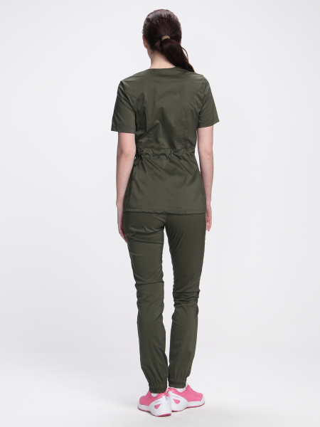 Костюм хирургический MEDLINE МОДЕРН-004 женский с БР (хаки)