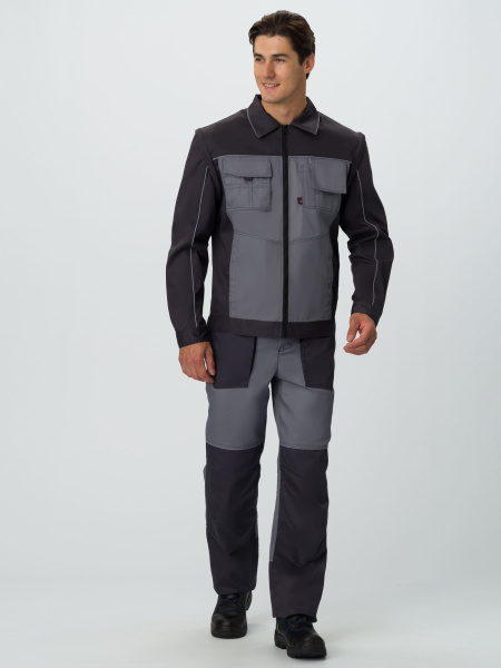 Куртка-трансформер ЛИДЕР IMP (т.серый/серый)