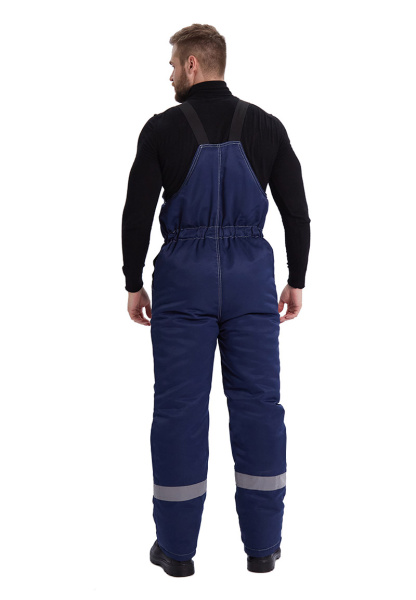 Костюм ВЬЮГА зимний с ПК (т.синий/оранжевый)