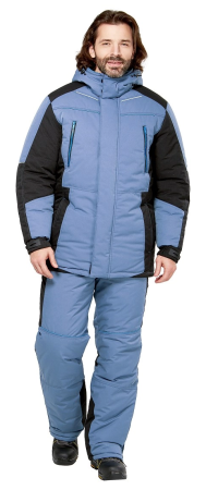 Костюм КРАНЦ-НОРД 4 зимний с БР и жилетом (маренго/черный/голубой) Костюм КРАНЦ-НОРД 4 зимний с БР и жилетом (маренго/черный/голубой)