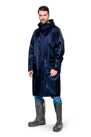 Плащ влагозащитный РЕЙН ПЭ/ПВХ (синий)