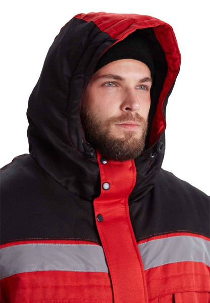 Костюм ЗИМНИК зимний с БР (красный/черный)