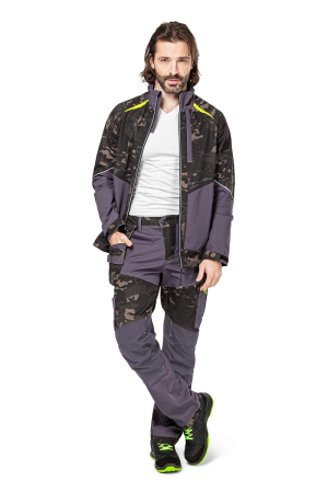 Брюки АКСЕЛЬ-НЕОН (хаки/синий)