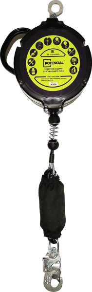 Блокирующее устройство Т-6 из металлического троса с ручкой с КР-04