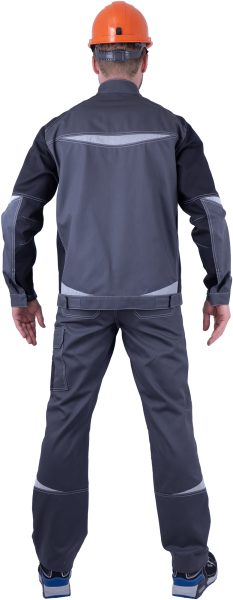 Куртка ТУРБО SAFETY (серый/т.серый)