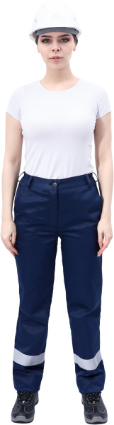 Костюм МАСТЕР ЛЮКС женский с БР (т.синий/василек)