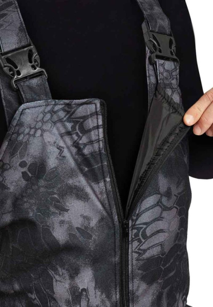 Костюм СКАНДИН зимний с ПК (кмф черный питон)