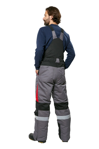 Костюм ПАМИР-НОРД зимний с ПК (серый/черный/красный)