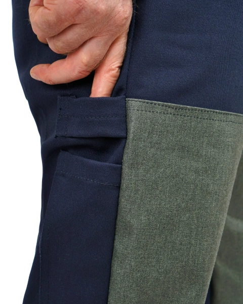 Костюм сварщика ОНИКС СОП 3 кл.защиты с силикон.накладками с БР (т.синий)