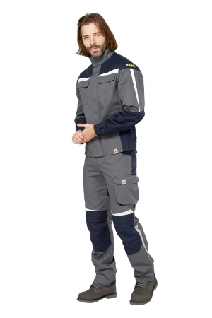 Куртка антистатическая ФЕСТ (серый/синий)