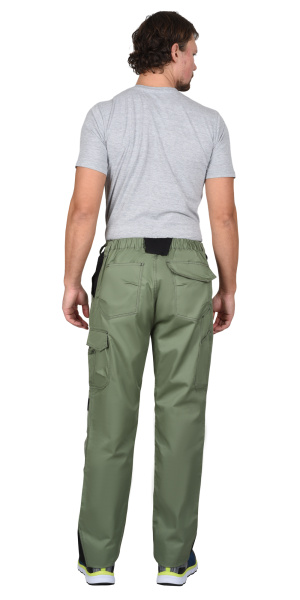 Брюки ЦИТРИН (светло-оливковый/черный)