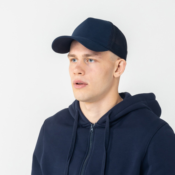 Бейсболка LEADER MESH сетка (нм) (т.синий)