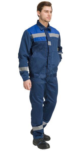 Костюм RONTA KS812 с ПК (т.синий/василек)