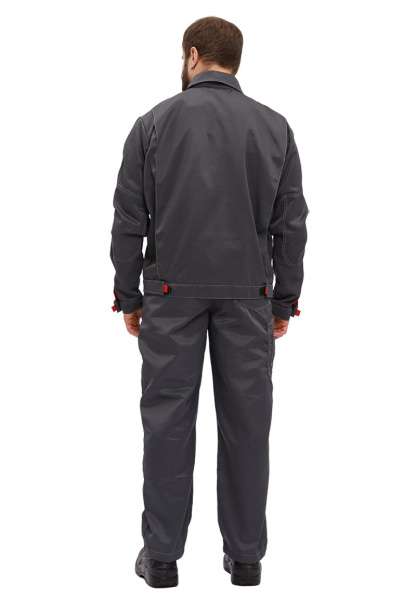 Костюм ФАВОРИТ с ПК смесовая (серый/св.серый)