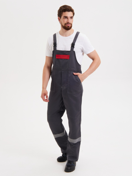 Костюм КОРПУС с ПК (т.серый/черный/красный)