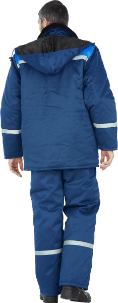 Куртка ЗИМА зимняя (т.синий/васильковый)