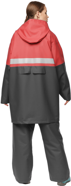 Костюм НЕПТУН влагозащитный (красный/серый)