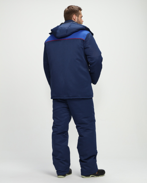 Костюм ФЛОФТ-1 зимний с БР (т.синий/васильковый)