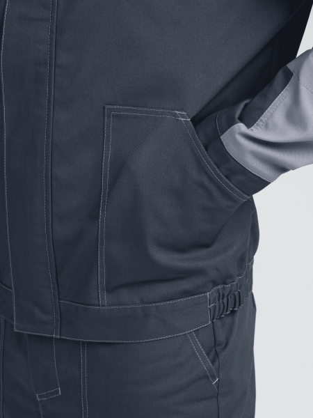 Костюм БРИГОТЕК-1 СОП с БР (т.серый/св.серый)