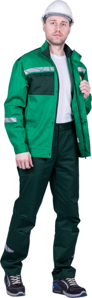 Куртка СТРОНГ (зеленый/т.зеленый)