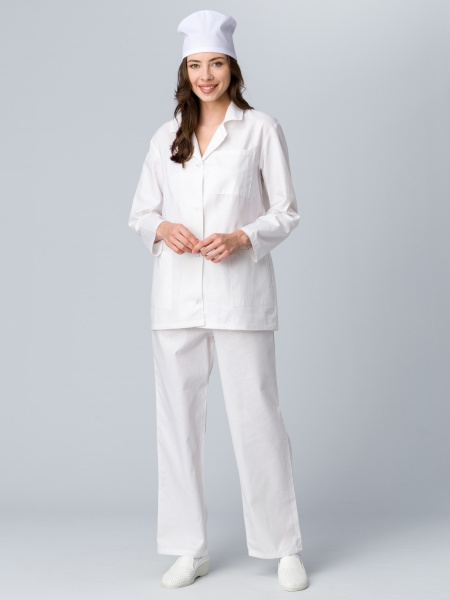 Костюм повара женский (белый)