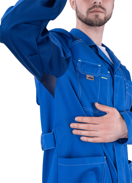 Халат ТУРБО SAFETY (василек/синий)