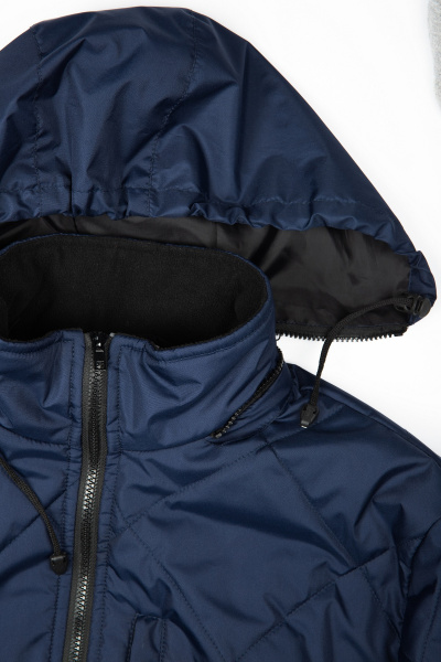 Куртка БОМБЕР-ЛЮКС демисезонная (т.синий)