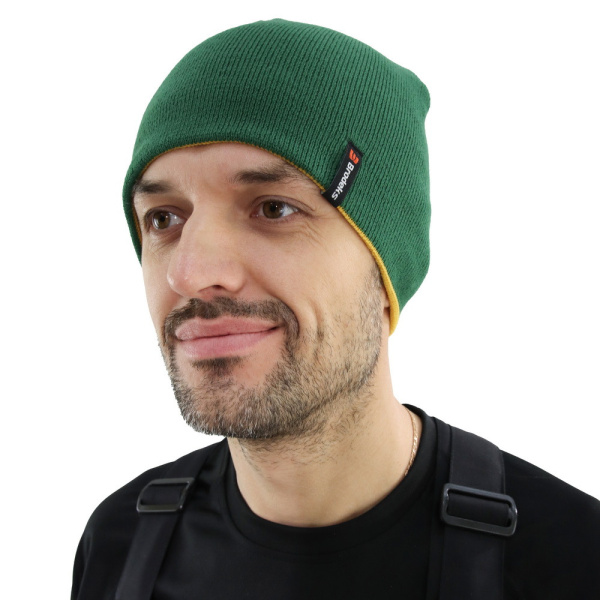 Шапка BRODEKS LIGHT BICOLOR (желтый/зелёный)