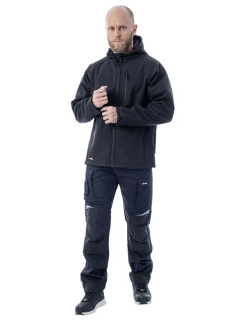 Куртка BRODEKS KS 232 софтшелл (чёрный)