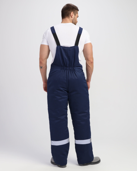 Костюм Т-2 зимний с ПК (т.синий/васильковый)