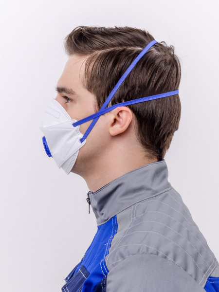 Респиратор DSK 3D 5521 НК трехпанельный с клапаном FFP2 NR D ОТГРУЗКА КРАТНО 30 ШТ