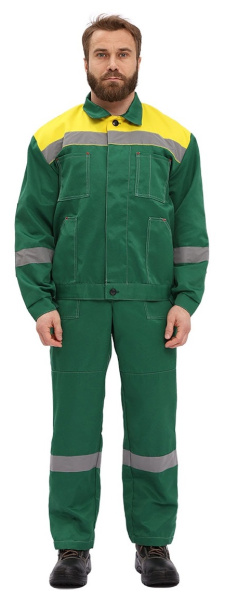 Костюм ЛЕГИОН с ПК (т.зеленый/желтый)