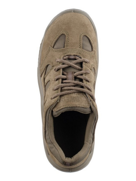 Полуботинки КОБРА ПУ/ПУ натуральная кожа/текстиль (хаки)