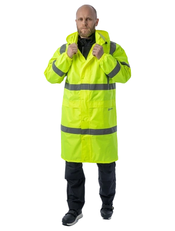 Плащ-дождевик BRODEKS KS252 сигнальный (желтый)