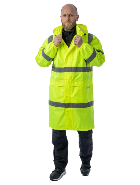 Плащ-дождевик BRODEKS KS252 сигнальный (желтый)