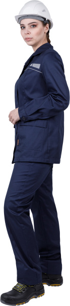 Костюм ОПЕРАТОР женский с БР (т.синий)