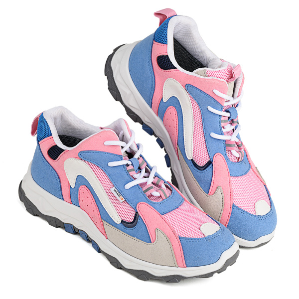 Ботинки ЛИДЕР WG9-03-MTT-1 ПУ-Резина женские (розовый)