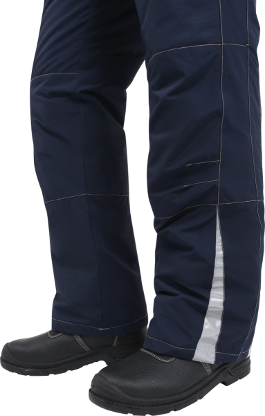 Куртка ХАЙ-ТЕК зимняя (синий/бежевый)