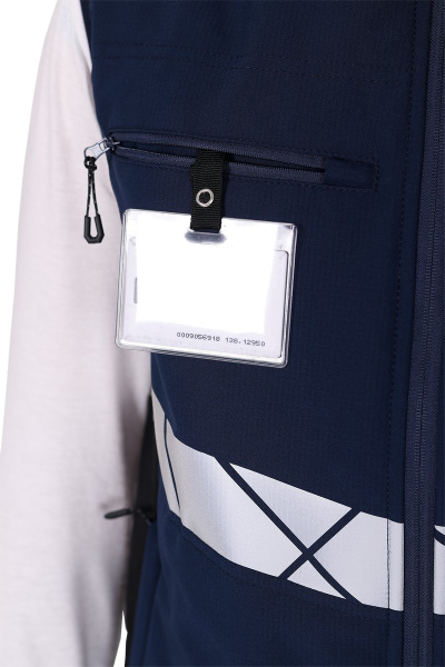 Жилет ACTIVE зимний (синий/черный)