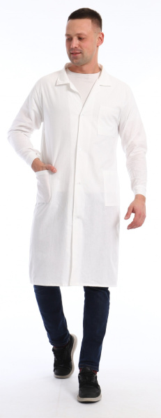 Халат медицинский Бязь ГОСТ (белый)