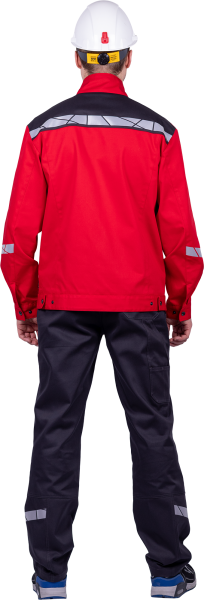 Куртка СТРОНГ ИМПОРТ (красный/серый)