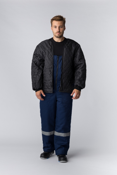 Костюм БАРРИК-2 СОП К. зимний с ПК (т.синий/васильковый)