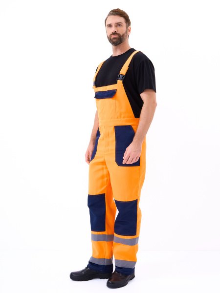 Костюм СКАНДИН с ПК (оранжевый/т.синий)