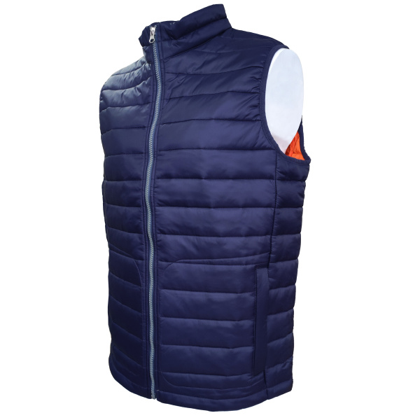 Жилет J-01 зимний (синий/оранжевый)