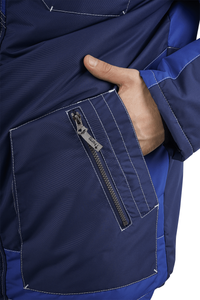 Куртка ЭДВАНС зимняя (синий/васильковый)