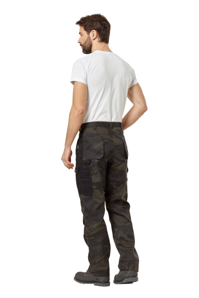 Брюки АКСЕЛЬ (хаки/чёрный)