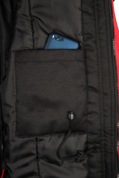 Костюм НЕЙЧ-2 зимний с ПК (черный/красный)