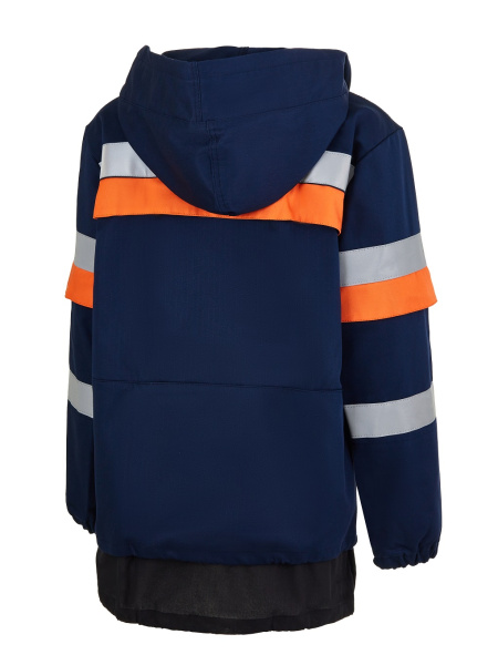 Костюм ЭНЕРГИЯ-АНТИГНУС-Б противоэнцефалитный 38,2 кал. с БР (т.синий/оранжевый)