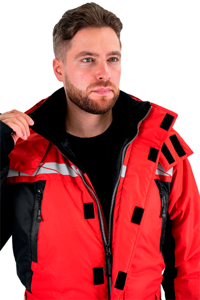 Комбинезон ПИЛОТ зимний (красный/черный)