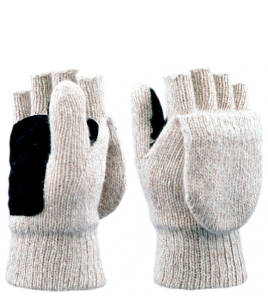 Перчатки-варежки полушерстяные Эвены